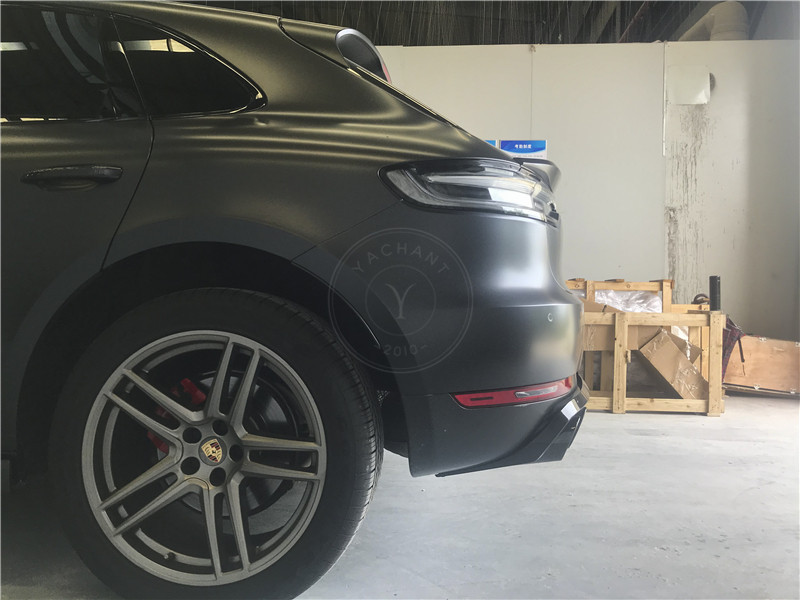2019-2020 Porsche Type 95B Macan Facelift TA Style Body Kit Front Lip Rear Diffuser Spoiler Side Vents Cover