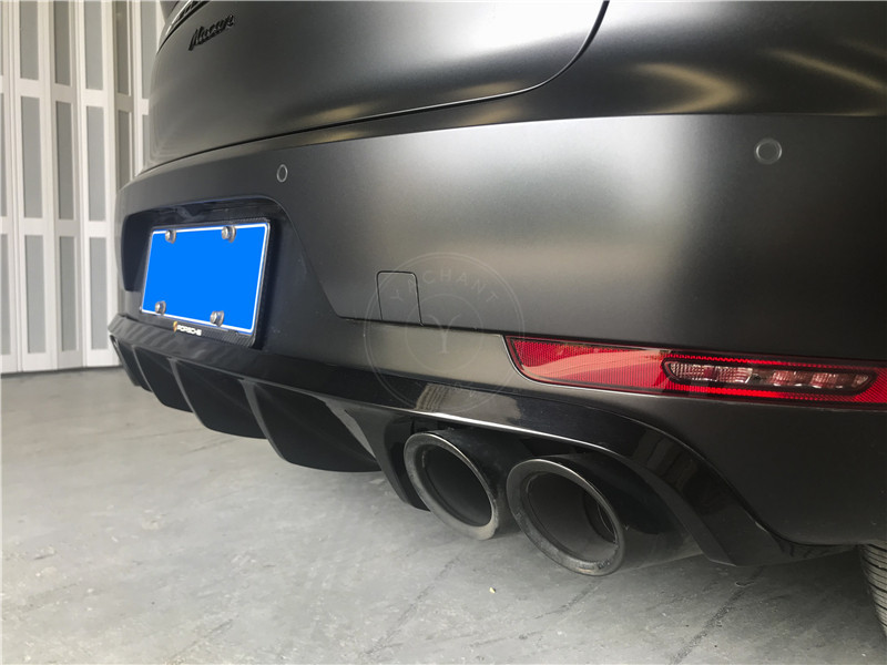 2019-2020 Porsche Type 95B Macan Facelift TA Style Body Kit Front Lip Rear Diffuser Spoiler Side Vents Cover