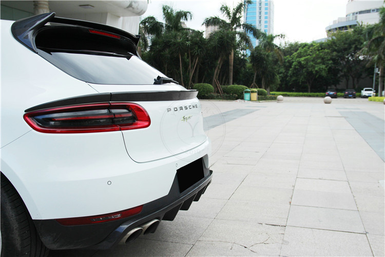 2014-2018 Porsche Type 95B Macan & S & GTS & TURBO Spoiler Kit Roof & Rear Spoiler