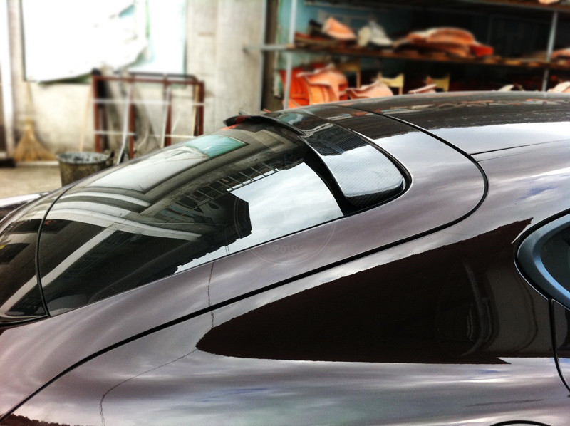 2010-2013 Porsche Panamera 970.1 TAS Style Trunk & Roof Spoiler Set 2 Pcs