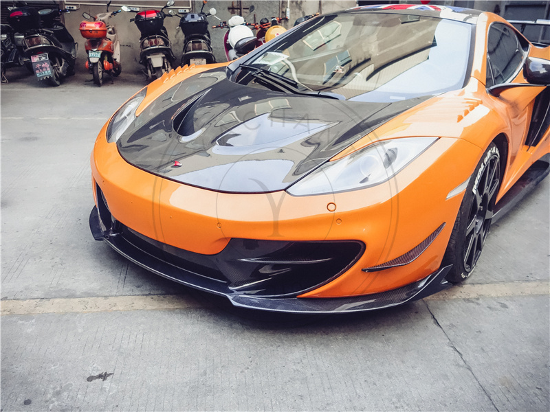 BKSS Style Partial Carbon Fiber Front Bumper for 2011-2015 McLaren MP4 12C