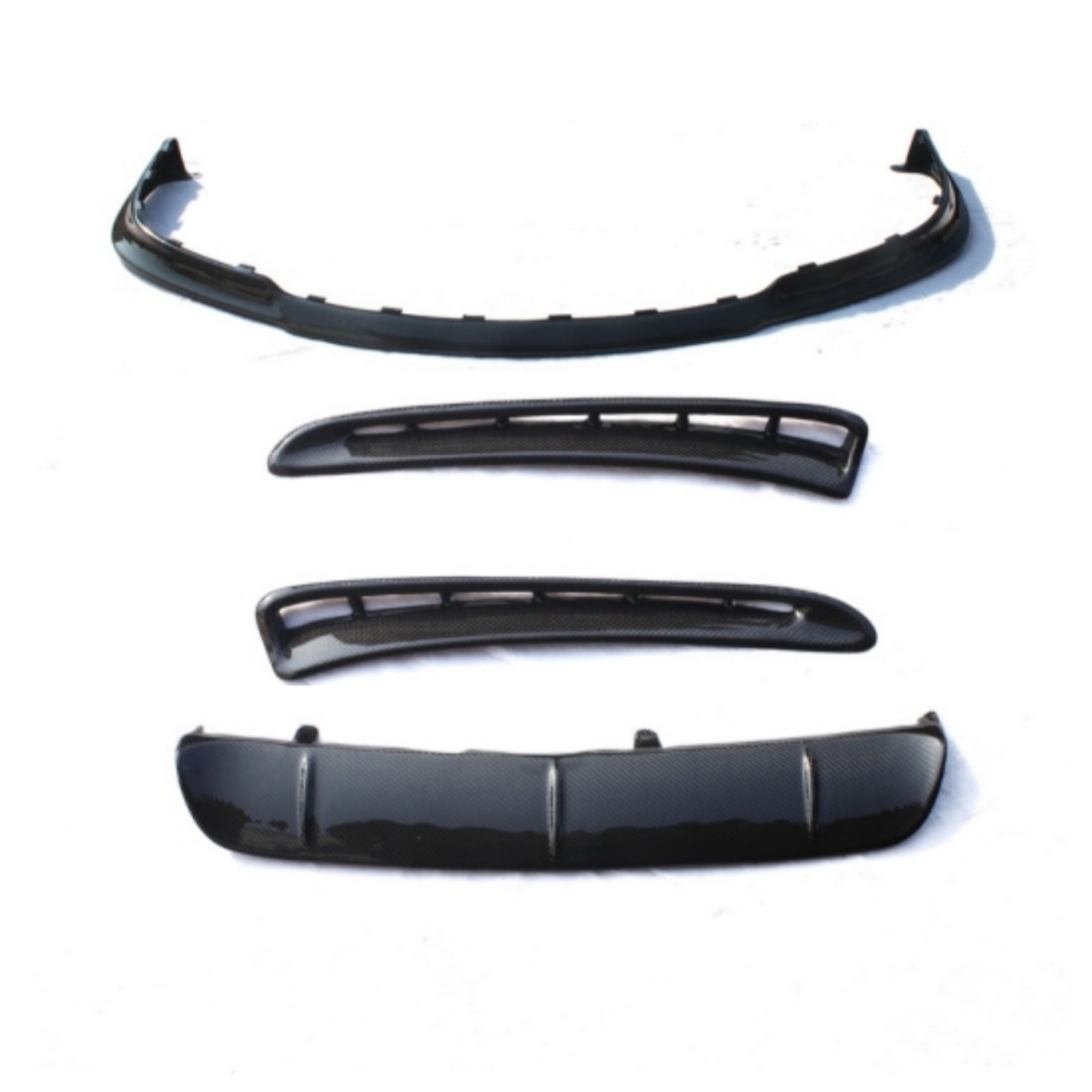 2010-2013 Porsche Panamera 970.1 D Style Body Kit Front Lip Side Wing Vents Rear Diffuser