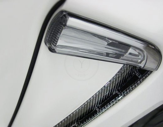 D Style Carbon Fiber Body Kit Lip Side Wing Vents Diffuser for 10-13 Porsche Panamera 970.1