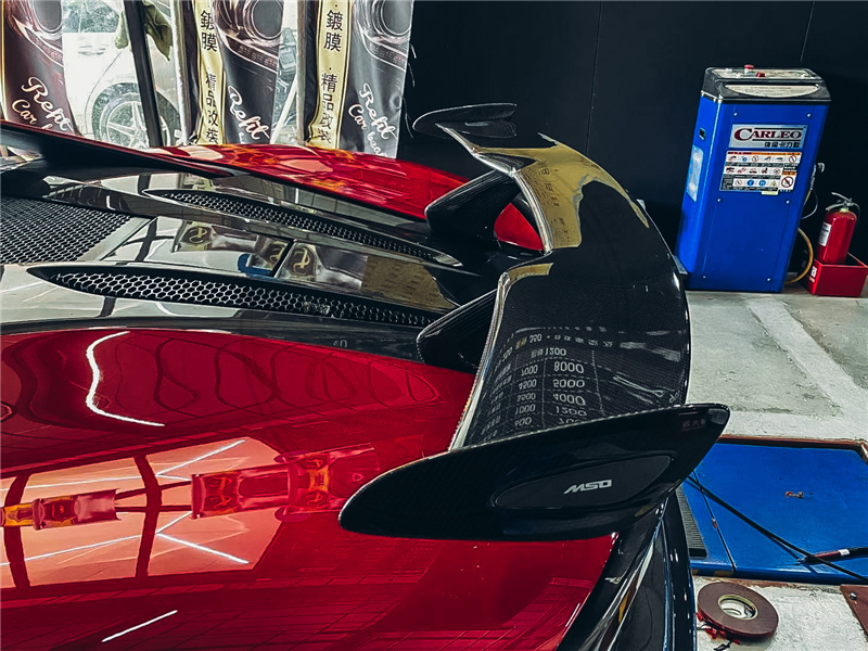 MSO Style Dry Carbon Fiber Rear Wing for 2016-2020 McLaren 540C 570S 600LT