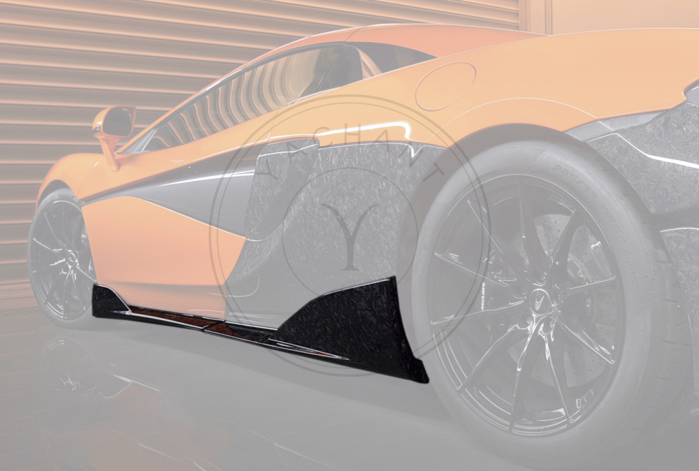 2018-2021 McLaren 600LT OEM Style Side Skirts Underboard 4 Pcs Same for 540C 570S Upgrade