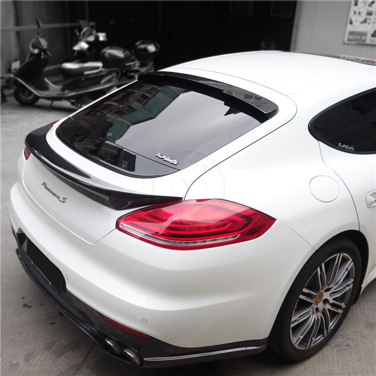 2014-2016 Porsche Panamera 970.2 OEM Style Rear Body Kit Rear Diffuser Roof Spoiler Rear Spoiler