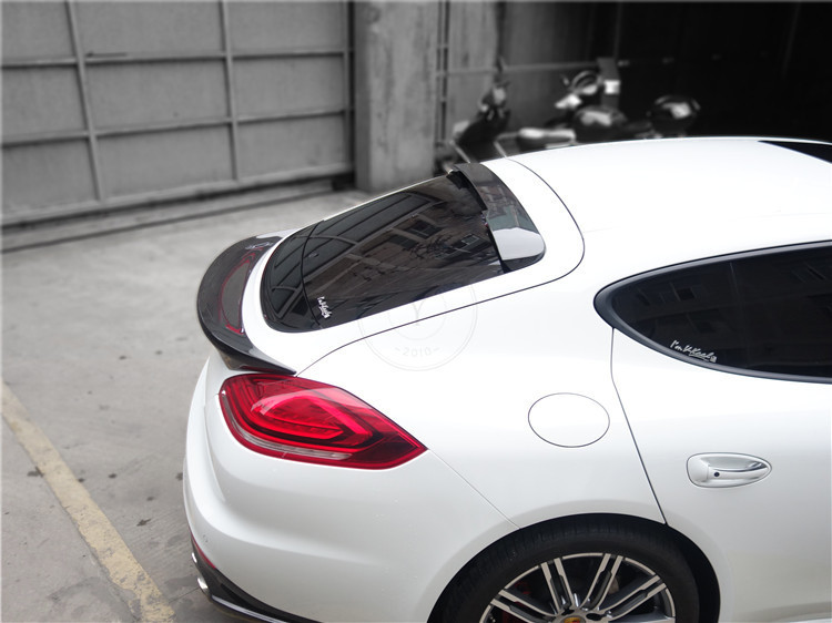 2014-2016 Porsche Panamera 970.2 OEM Style Rear Body Kit Rear Diffuser Roof Spoiler Rear Spoiler
