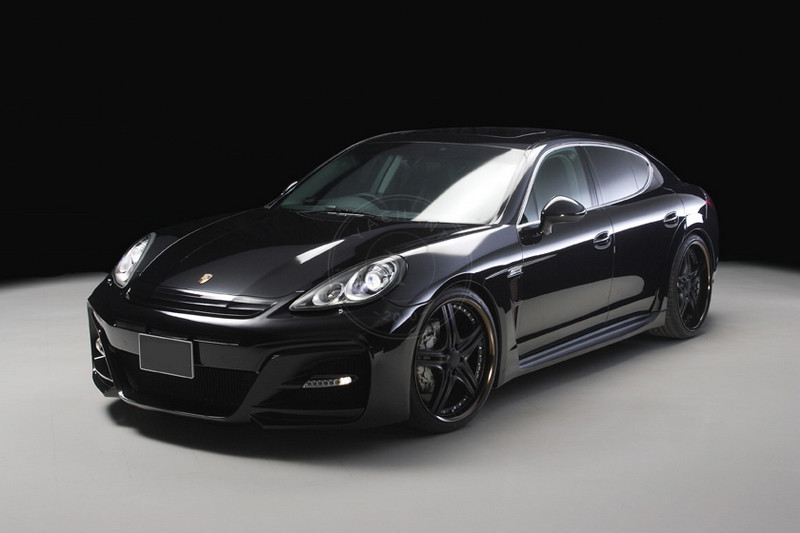 2010-2013 Porsche Panamera 970.1 WD Sports Line Black Bison Edition Style Body Kit Trunk Spoiler Front Bumper Side Skirts