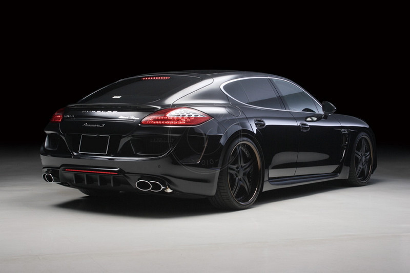 2010-2013 Porsche Panamera 970.1 WD Sports Line Black Bison Edition Style Body Kit Trunk Spoiler Front Bumper Side Skirts