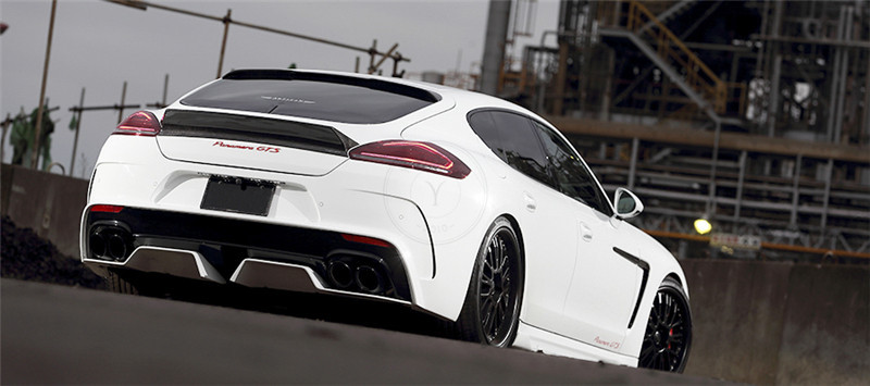 2014-2016 Porsche Panamera 970.2 GTS Turbo ATSP Style Body Kit Front Bumper Lip Side Skirt Diffuser