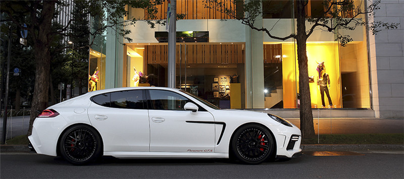 2014-2016 Porsche Panamera 970.2 GTS Turbo ATSP Style Body Kit Front Bumper Lip Side Skirt Diffuser