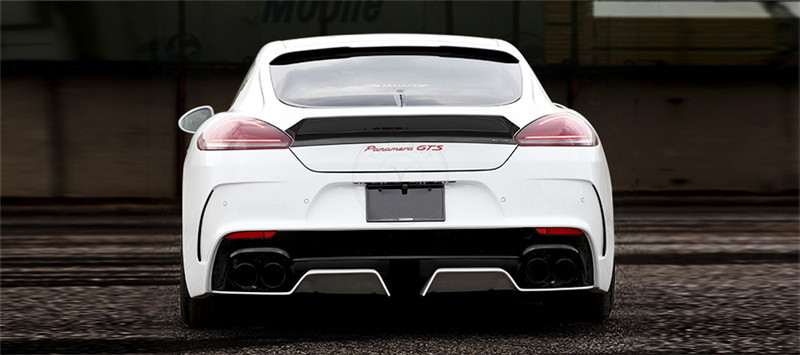 2014-2016 Porsche Panamera 970.2 GTS Turbo ATSP Style Body Kit Front Bumper Lip Side Skirt Diffuser
