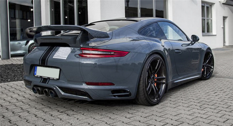 TA Type II Style Porsche 911 Body Kit GT Wing 2016-2018 Porsche 911 991.2 Carrera S 4 4S