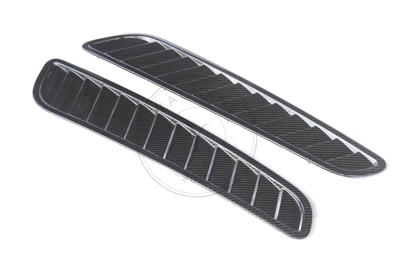 OEM Style Dry Carbon Hood Vents For 2006-2015 Aston Martin V12 Vantage