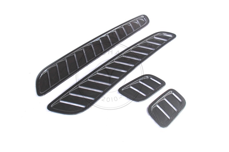 OEM Style Dry Carbon Hood Vents For 2006-2015 Aston Martin V12 Vantage