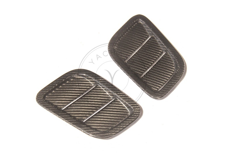 OEM Style Dry Carbon Hood Vents For 2006-2015 Aston Martin V12 Vantage