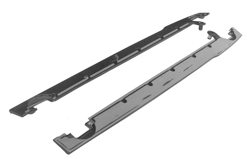 Limited Edition Style Dry Carbon Fiber Side Skirt Underboard for 2019-2021 Bentley Continental GT Coupe & Convertible