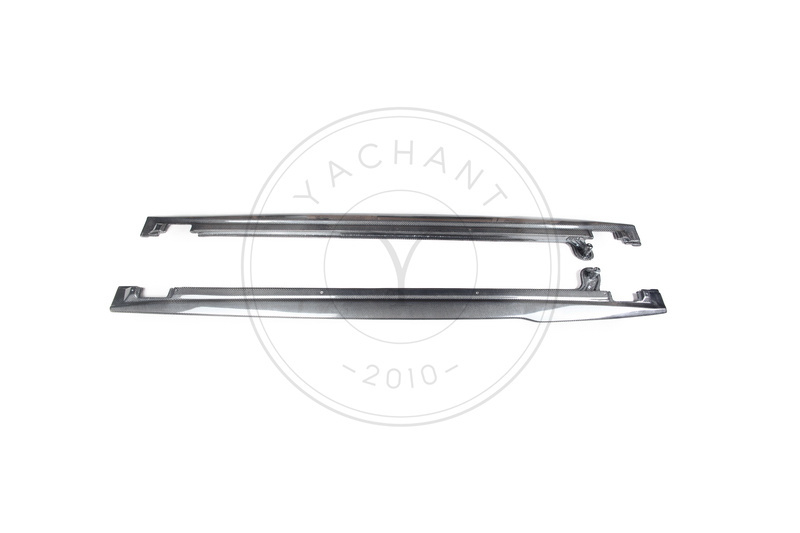 Limited Edition Style Dry Carbon Fiber Side Skirt Underboard for 2019-2021 Bentley Continental GT Coupe & Convertible