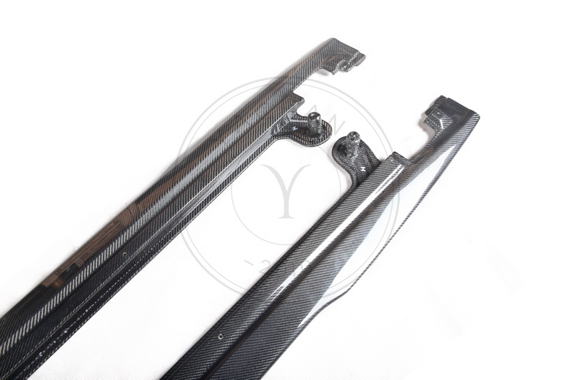 Limited Edition Style Dry Carbon Fiber Side Skirt Underboard for 2019-2021 Bentley Continental GT Coupe & Convertible