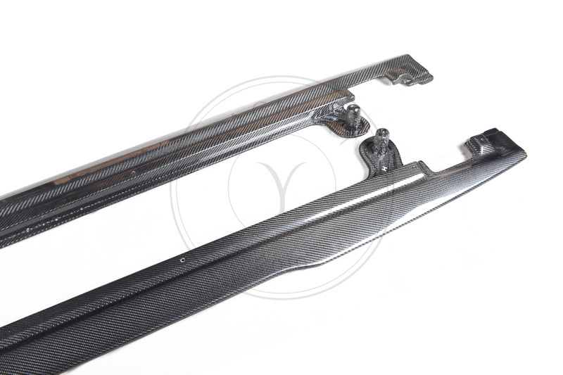 Limited Edition Style Dry Carbon Fiber Side Skirt Underboard for 2019-2021 Bentley Continental GT Coupe & Convertible