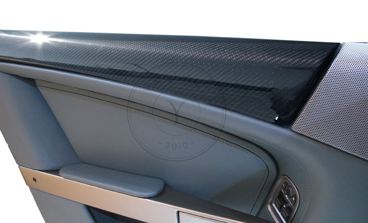 Dry Carbon Inner Door Upper Panels For 2007-2012 Aston Martin DBS