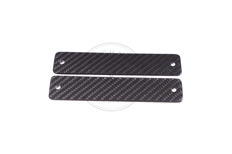 Dry Carbon Door Sill Decal 2 PCS (Customizable) For 2007-2012 Aston Martin DBS