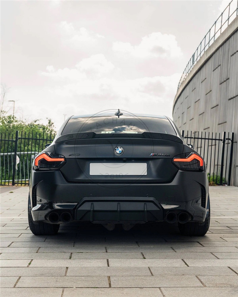 MP Style Dry Carbon Rear Trunk Wing For 2023-2024 BMW G87 M2