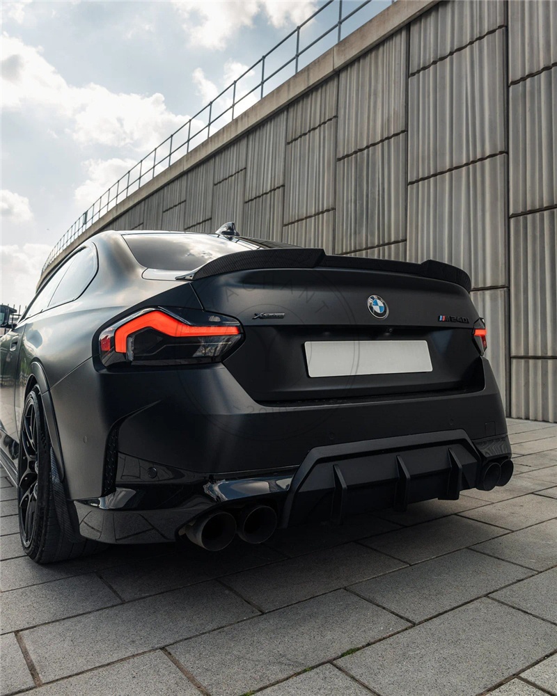 MP Style Dry Carbon Rear Trunk Wing For 2023-2024 BMW G87 M2
