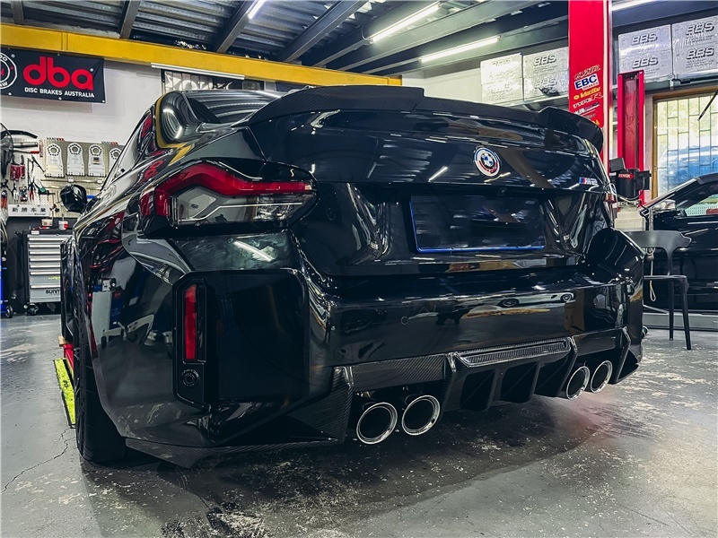 MP Style Dry Carbon Rear Trunk Wing For 2023-2024 BMW G87 M2