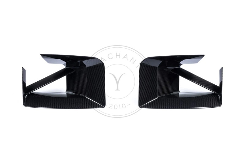 MP Style Dry Carbon Front Bumper Side Ducts Replacement For 2023-2024 BMW G87 M2
