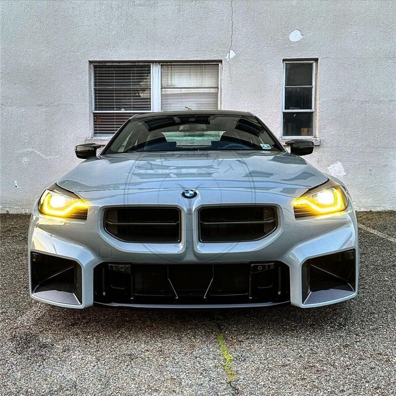 MP Style Dry Carbon Front Bumper Side Ducts Replacement For 2023-2024 BMW G87 M2