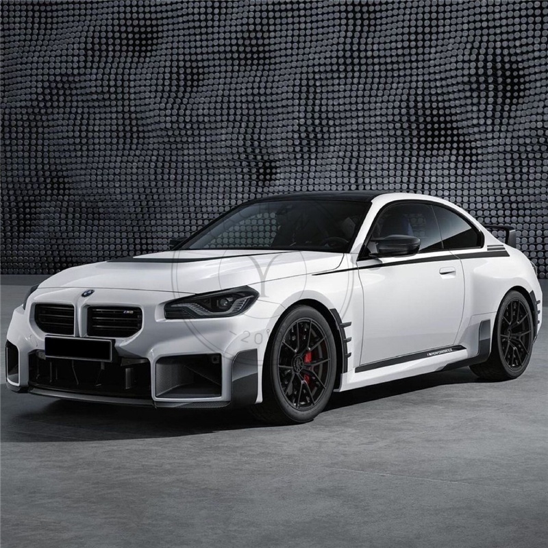 MP Style Dry Carbon Front Bumper Side Ducts Replacement For 2023-2024 BMW G87 M2