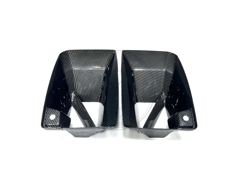 MP Style Dry Carbon Front Bumper Side Ducts Replacement For 2023-2024 BMW G87 M2