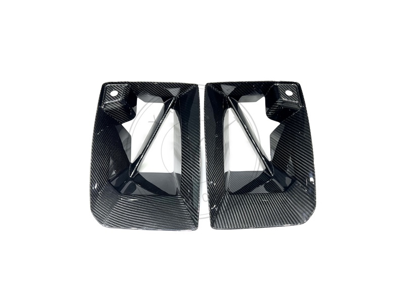 MP Style Dry Carbon Front Bumper Side Ducts Replacement For 2023-2024 BMW G87 M2