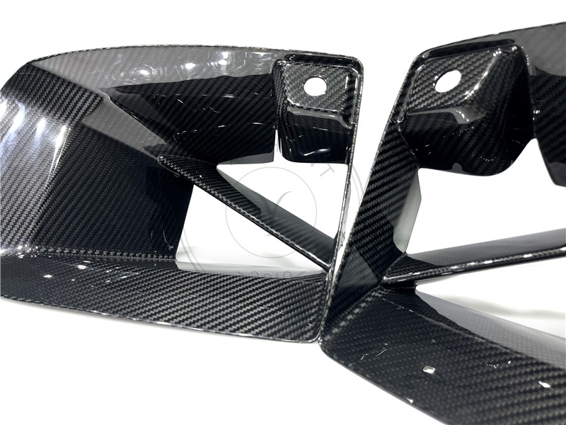 MP Style Dry Carbon Front Bumper Side Ducts Replacement For 2023-2024 BMW G87 M2