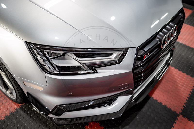 MAD Style Carbon Fiber Upper Valence for 2018-2019 Audi B9 Type 8W A4(S-Line) S4