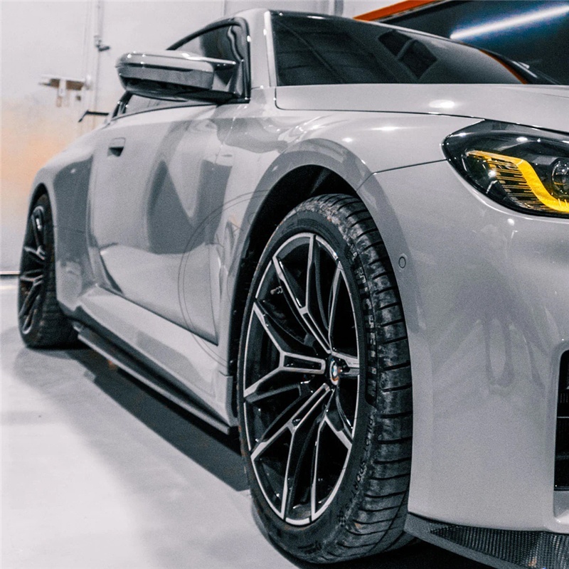 R44 Performance Edition 1 Style Dry Carbon Side Skirt Underboard For 23-24 BMW G87 M2