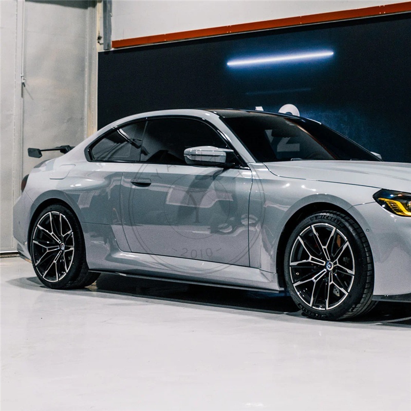 R44 Performance Edition 1 Style Dry Carbon Side Skirt Underboard For 23-24 BMW G87 M2