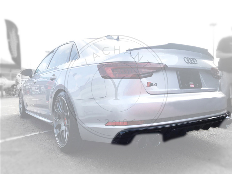 MAD Style Carbon Fiber Rear Diffuser for 2018-2019 Audi B9 Type 8W A4(S-Line) S4