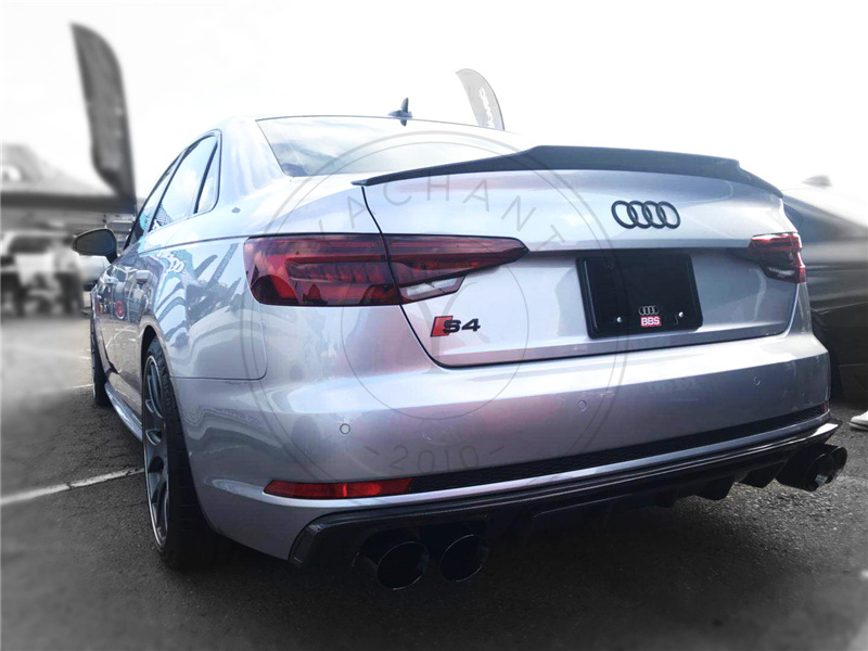 MAD Style Carbon Fiber Rear Diffuser for 2018-2019 Audi B9 Type 8W A4(S-Line) S4