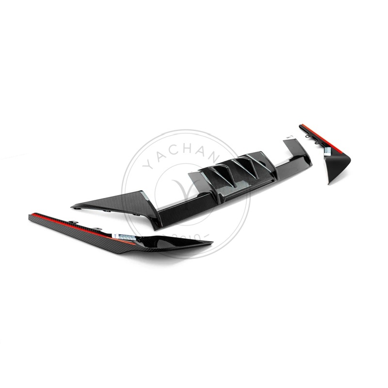 R44 Performance Edition 1 Style Dry Carbon Rear Lip For 2023-2024 BMW G87 M2