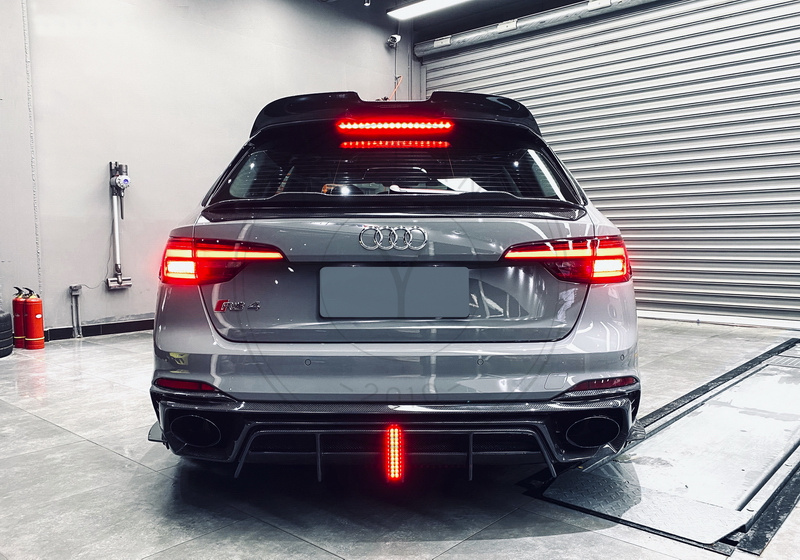 RS01R Carbon Fiber Rear Diffuser for 2017-2022 Audi RS4 B9 B9.5 Avant