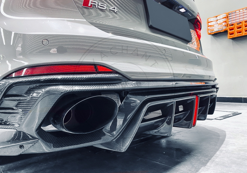 RS01R Carbon Fiber Rear Diffuser for 2017-2022 Audi RS4 B9 B9.5 Avant