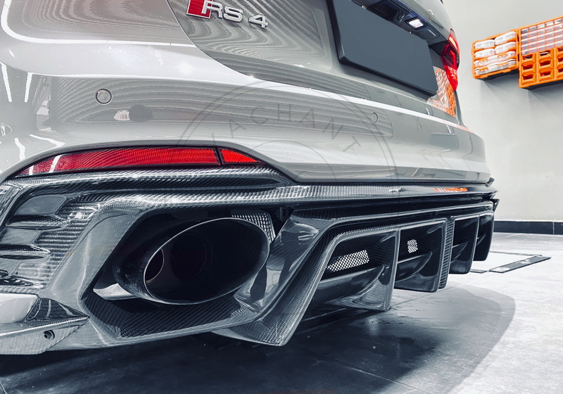 RS01R Carbon Fiber Rear Diffuser for 2017-2022 Audi RS4 B9 B9.5 Avant