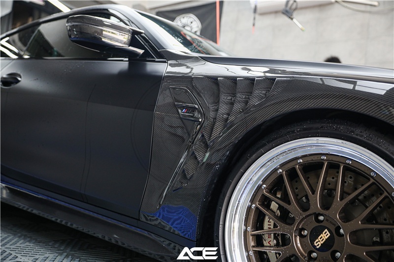OD Style Dry Carbon Front Fender For 2021-2023 BMW G80 M3 G82 M4