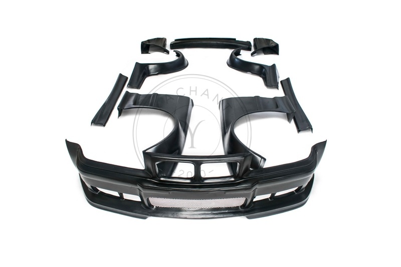 GTR RACE Style Fiber Glass Wide Body Kits For 1992-1998 BWM 3-Series E36 2-Door