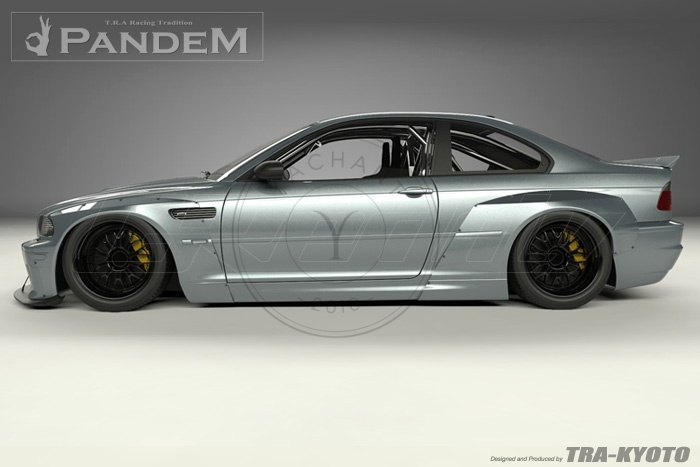 RB PD Style Fiber Glass Body Kits For 1998-2005 BMW E46 M3 Coupe