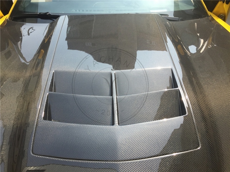 ZL1-Style Carbon Fiber Hood Bonnet For 2010-2014 Chevrolet Camaro
