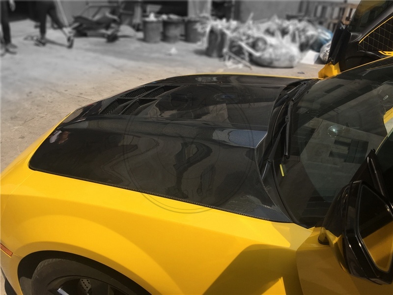 ZL1-Style Carbon Fiber Hood Bonnet For 2010-2014 Chevrolet Camaro