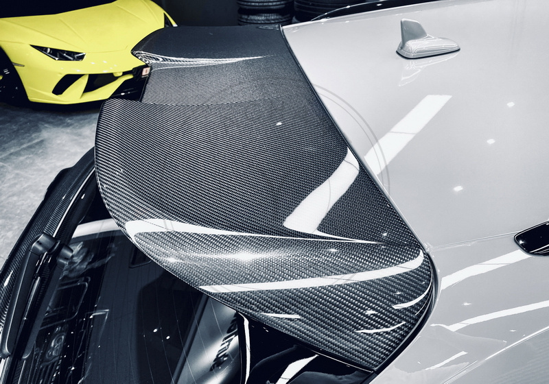 RS01R Carbon Fiber Roof Spoiler for 2017-2022 Audi RS4 B9 B9.5 Avant
